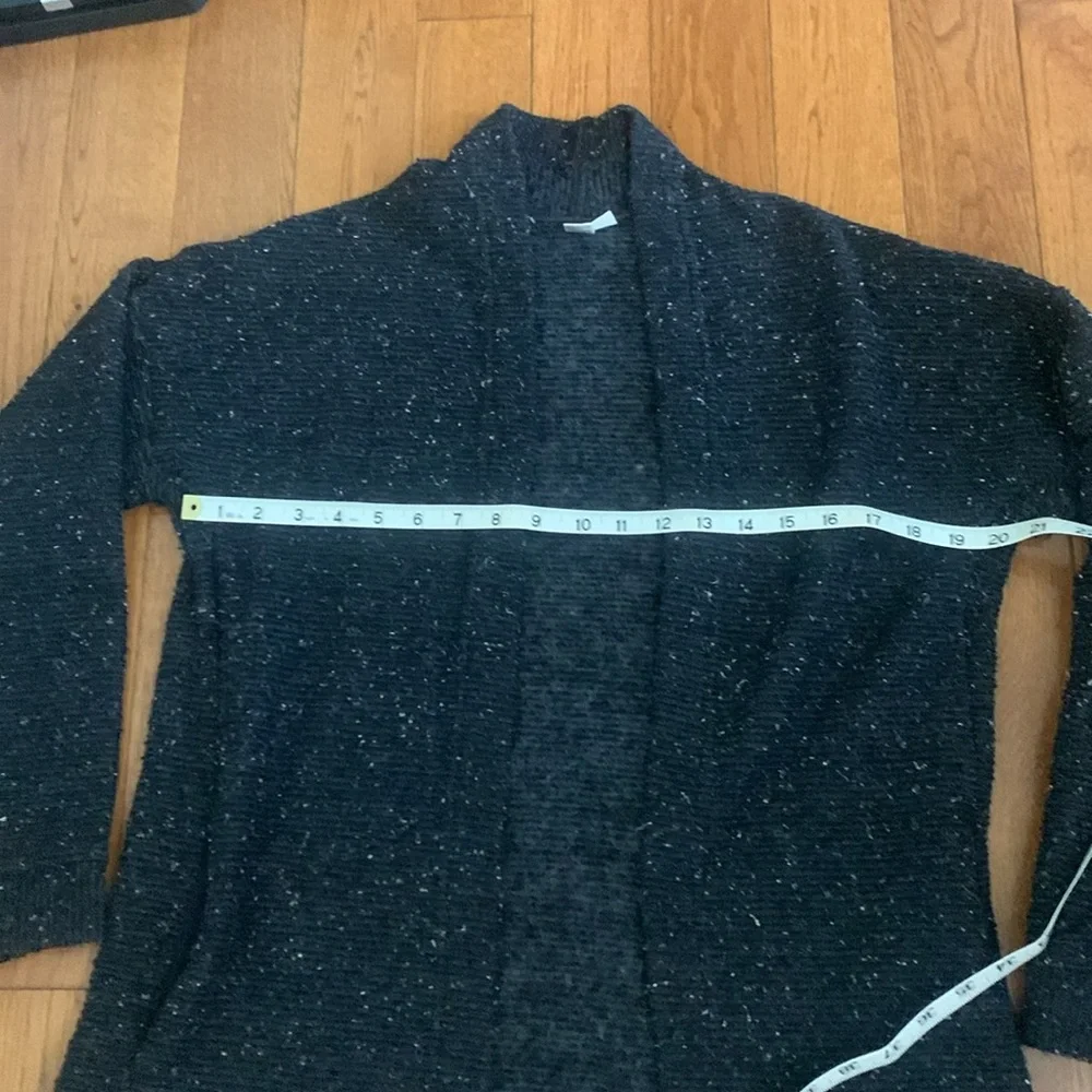 MIG make it good xs Black Open-Front Women's Sweater 79